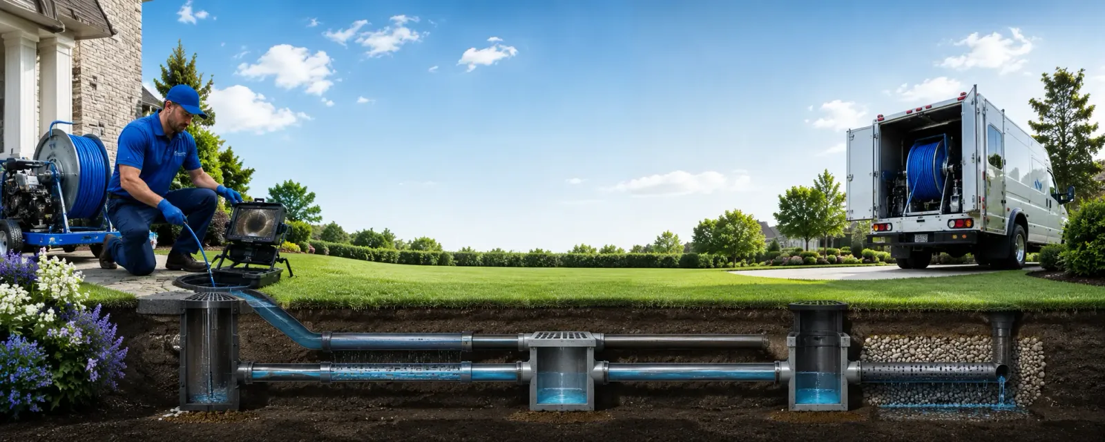 Outdoor drain cleaning information for Centerton, AR